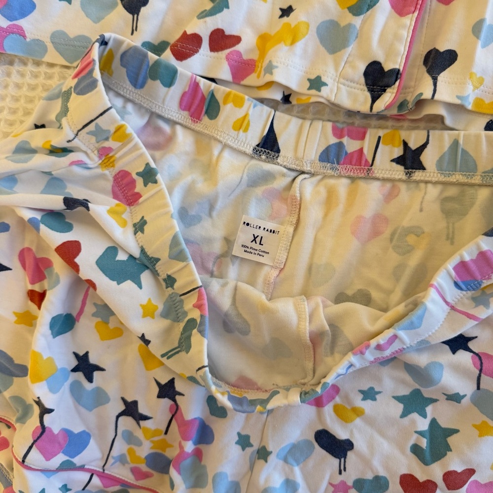 Roller Rabbit Multicolor Heart Pajama Set - Picture 3 of 3